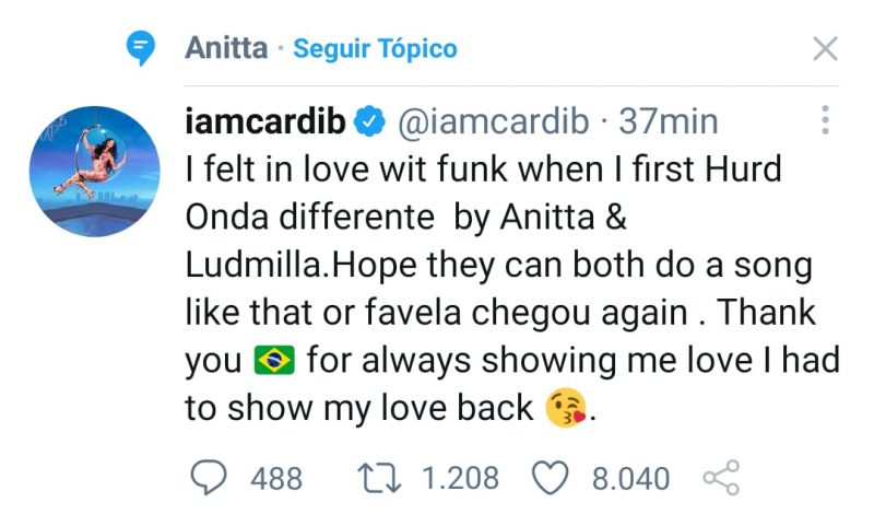Anitta e Ludmilla briga