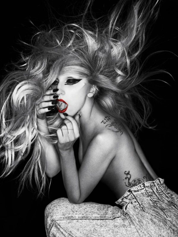 Foto icônica da Lady Gaga