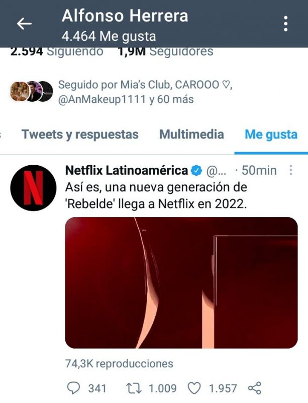 Alfonso Herrera comenta remake de "Rebelde" na Netflix