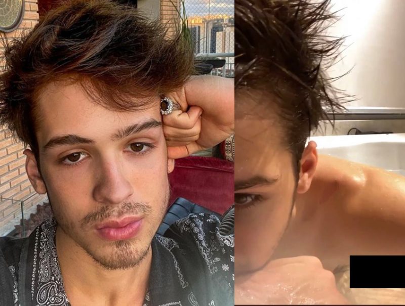 João Guilherme mostra parte do pênis no Instagram