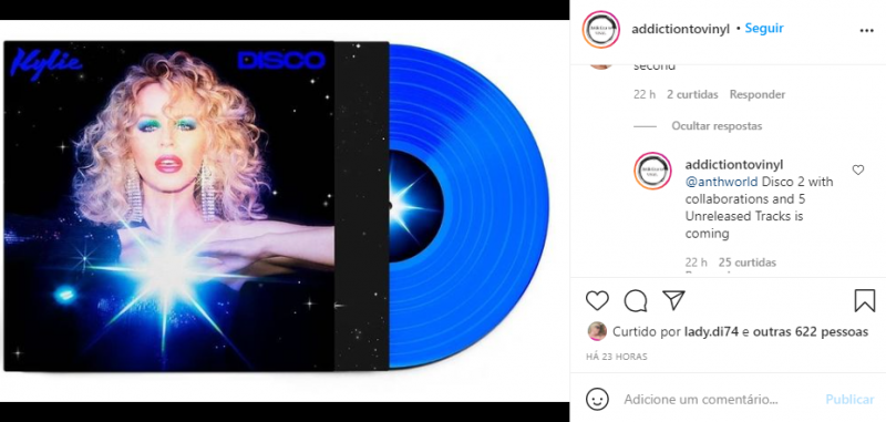 Kylie Minogue nova versão Disco