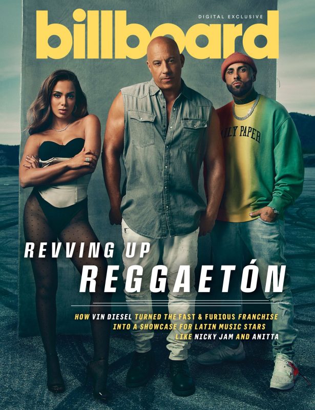 Anitta é capa da Billboard com Vin Diesel e Nicky Jam