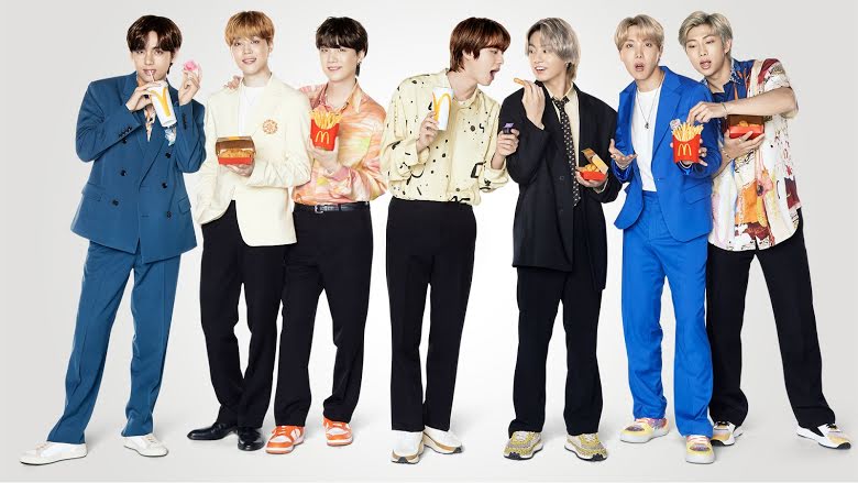 BTS vende 1,2 milhão de combos do McDonald's na Coreia do Sul