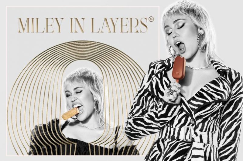 Revelado cachê de Miley Cyrus para publicidade de sorvete