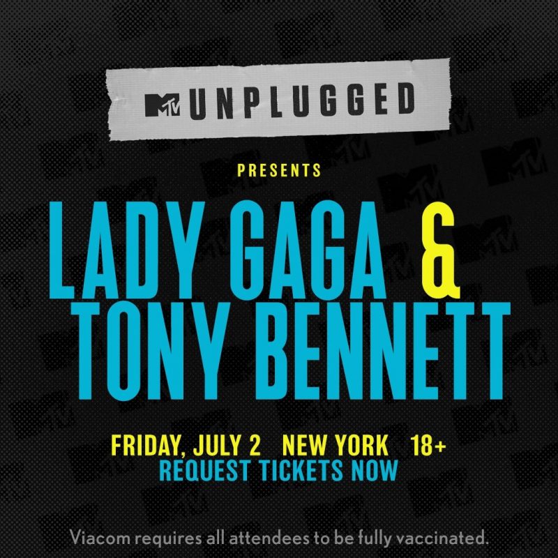 Lady Gaga e Tony Bennett farão "MTV Unplugged"