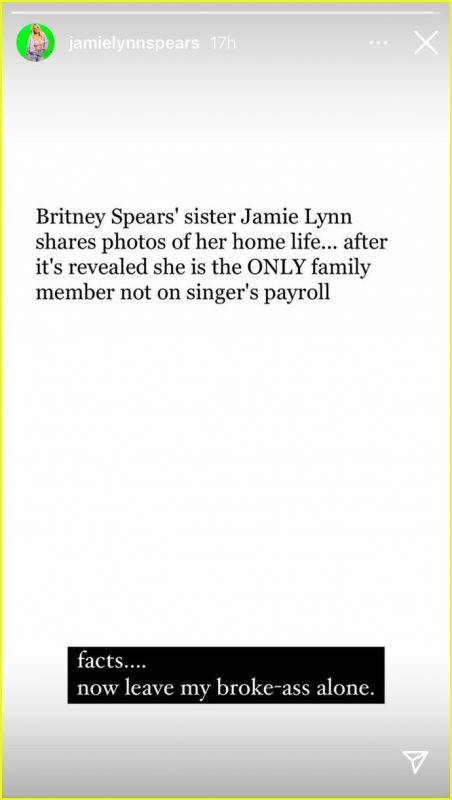 Irmã afirma que não explora dinheiro de Britney Spears