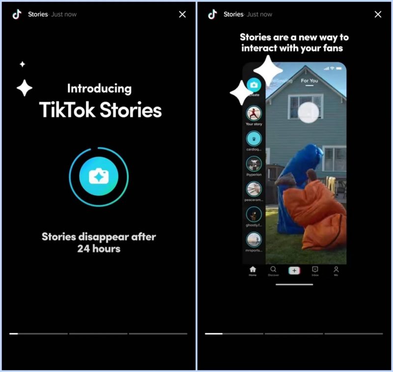 TikTok inicia cuestionarios en formato Historias en la plataforma