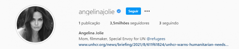 Angelina Jolie Instagram