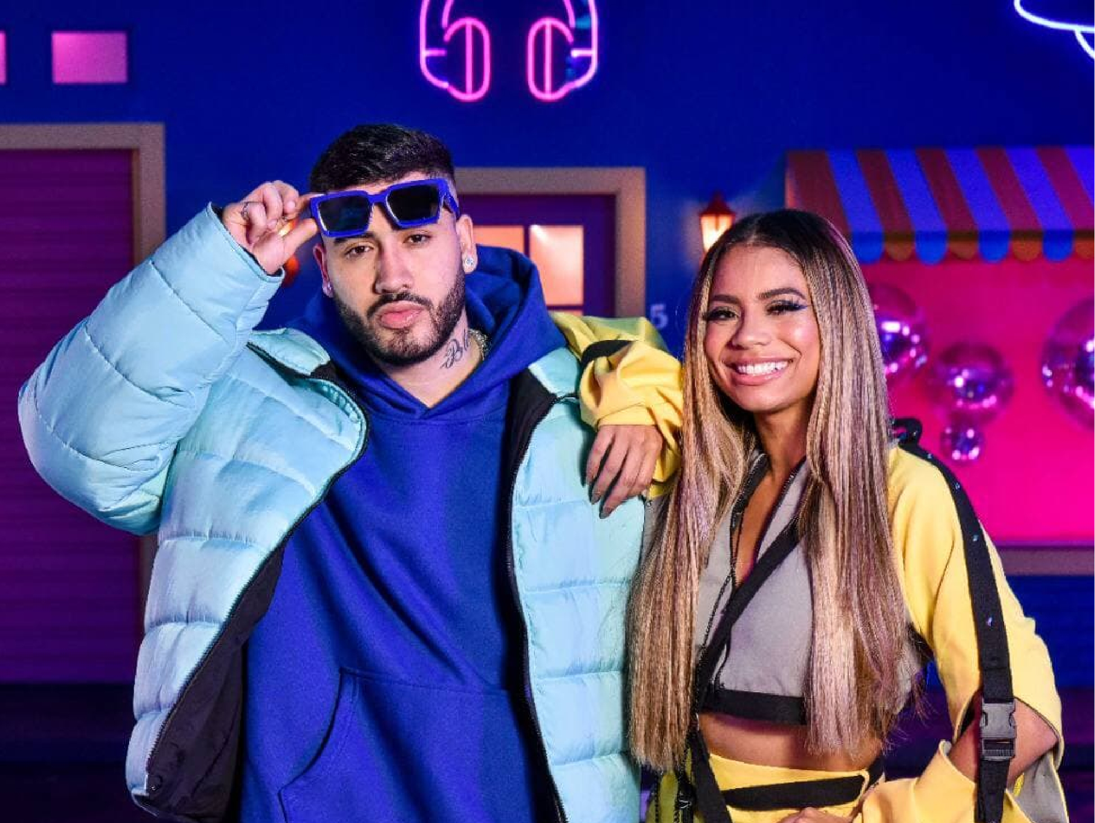 Kevinho e Lexa no clipe de "Só Lazer" de O Boticário e KondZilla