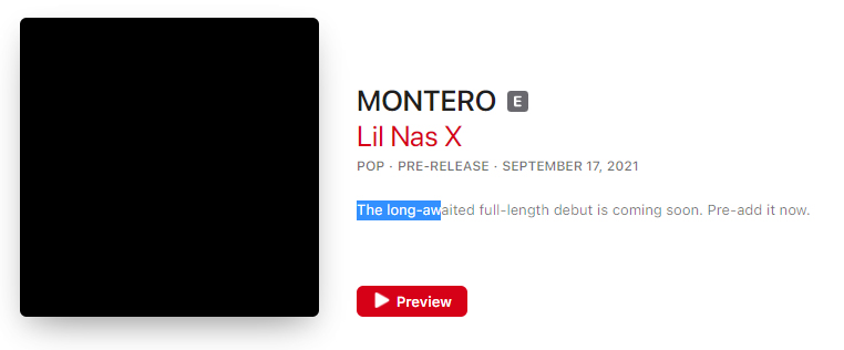 Lil Nas X: Apple Music revela data de lançamento do "MONTERO"