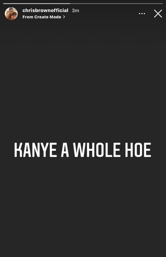 Chris Brown: "Kanye West é uma puta completa"