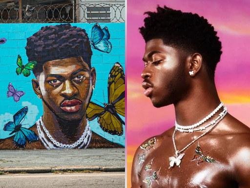 Lil Nas X vira tema de mural de arte urbana no Rio de Janeiro
