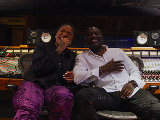 Ludmilla entra em estúdio com Akon