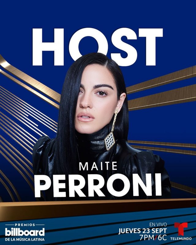 Maite Perroni é a apresentadora do Billboard Latin Music Awards
