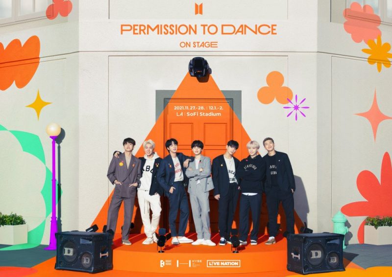 BTS Permission to Dance On Stage Los Angeles