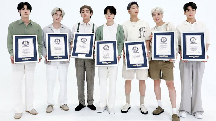 BTS entra para o Hall da Fama do Guinness World Records