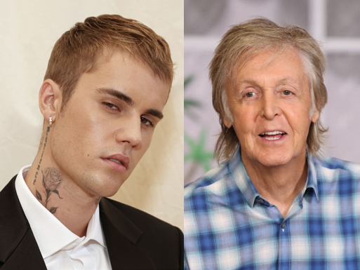 Justin Bieber empata com Paul McCartney em ranking da Billboard