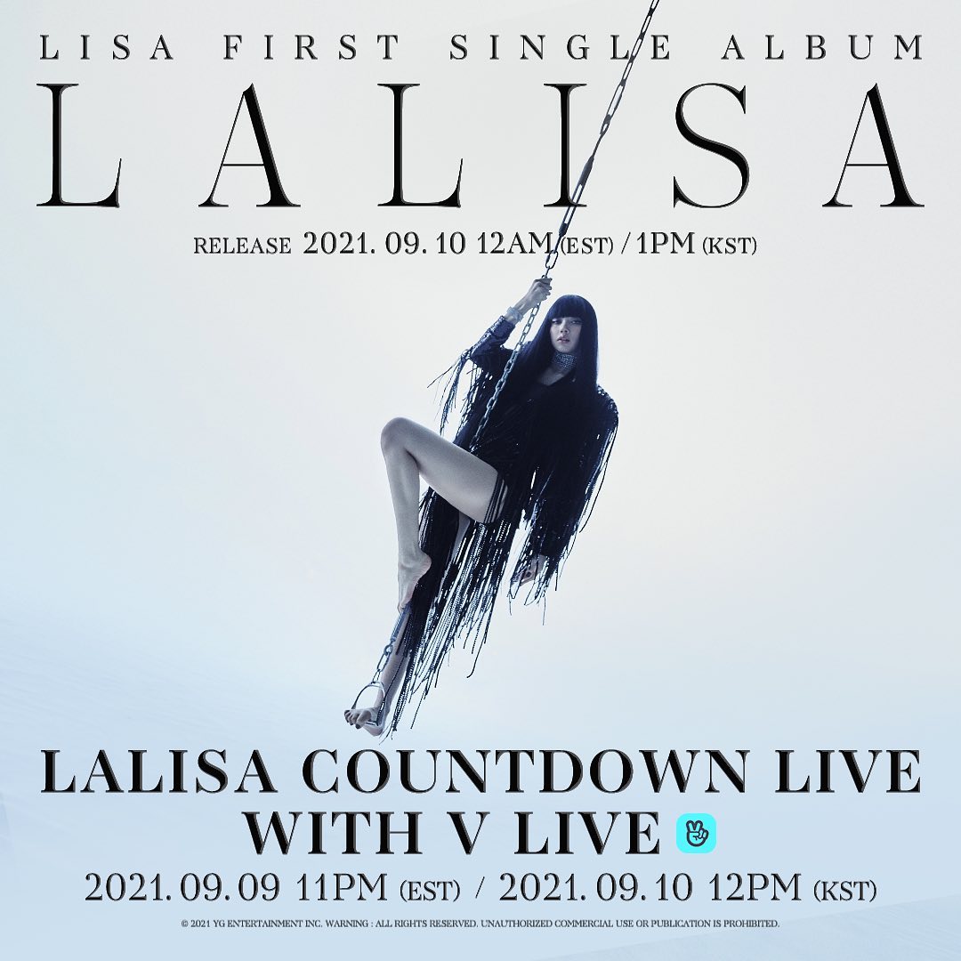Teaser: Lisa se pendura em corrente para debut solo