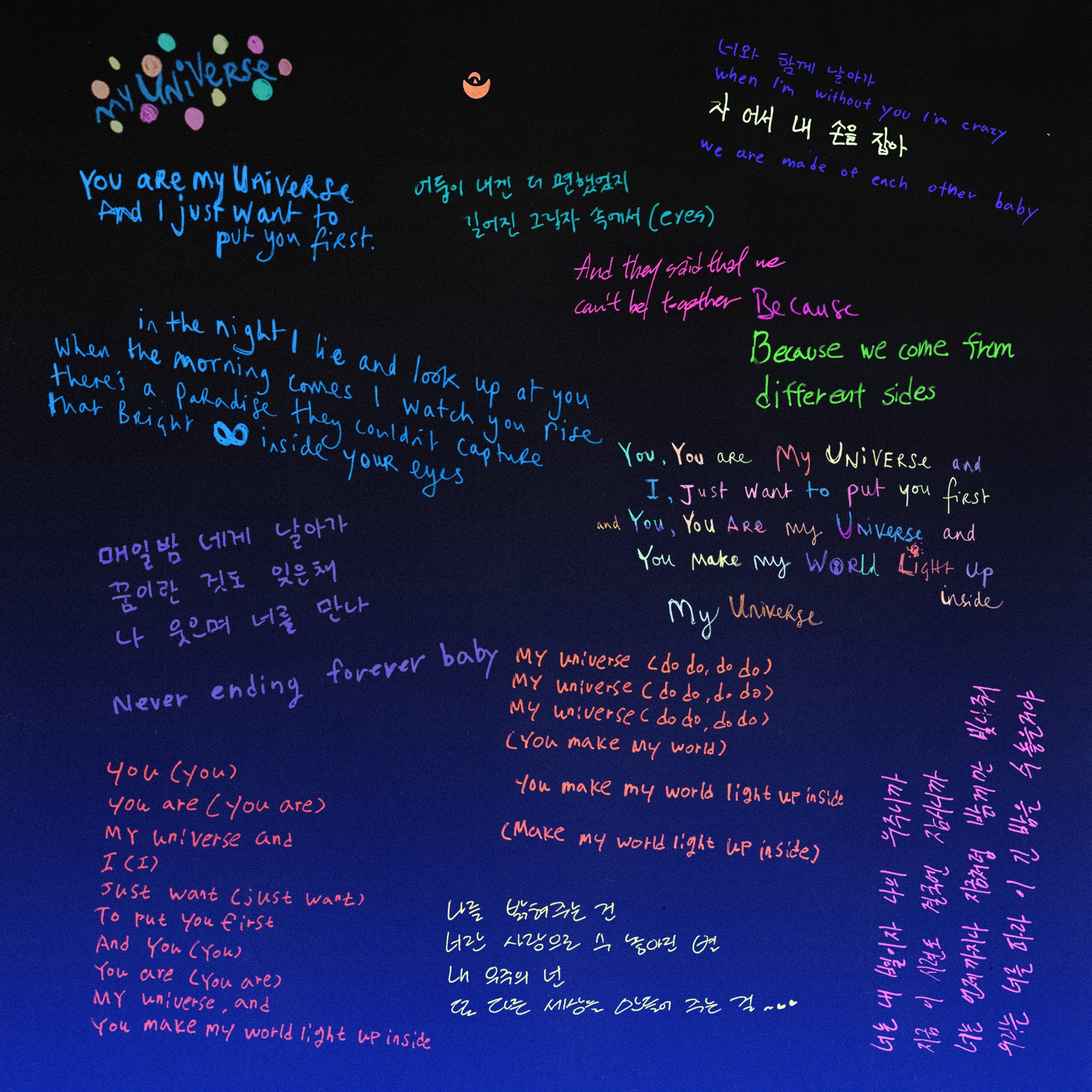 Letra e Tradução: My Universe - Coldplay feat. BTS - Poltrona Vip