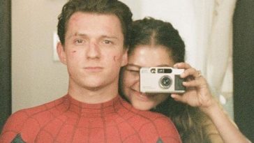 Homem-Aranha: Tom Holland divulga foto dos bastidores com Zendaya