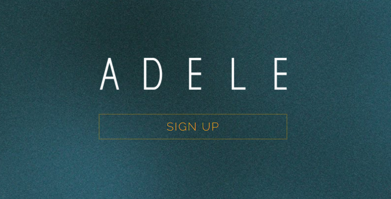 Adele atualiza site com mesmo design do "30"