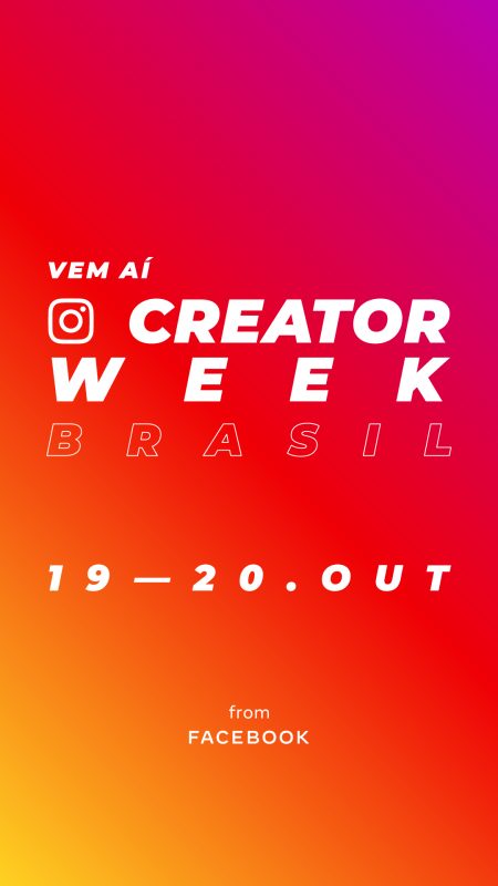 Instagram divulga programação da 1ª Creator Week no Brasil