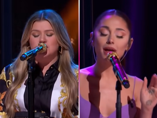 Você precisa ver Ariana Grande e Kelly Clarkson cantando músicas de divas juntas