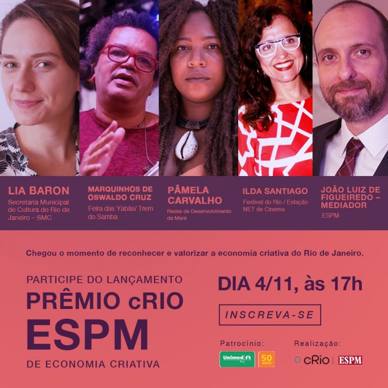 ESPM lança prêmio que destaca Economia Criativa do RJ