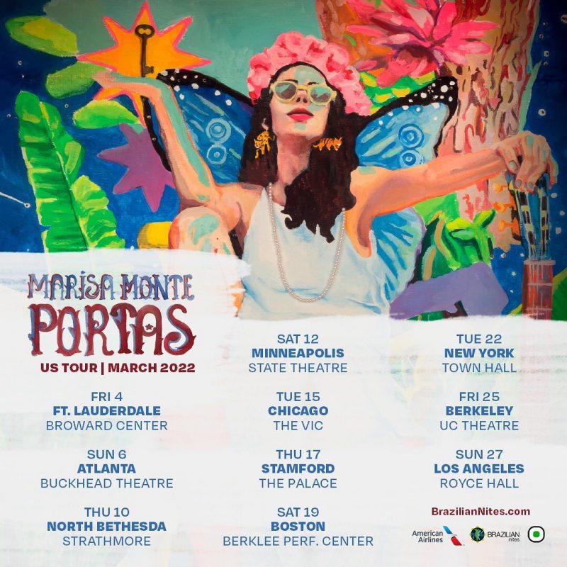 Marisa Monte anuncia turnê "Portas" com shows em estádios