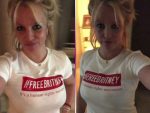 No dia de julgamento decisivo, Britney Spears aparece com camiseta do #FreeBritney