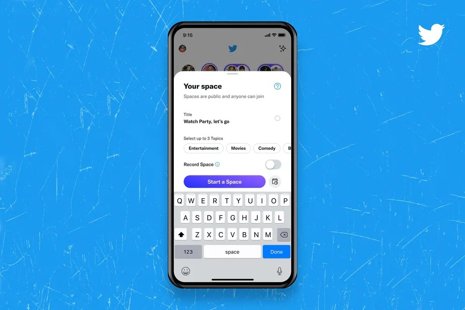 Twitter Spaces libera recurso para hosts gravarem bate-papos