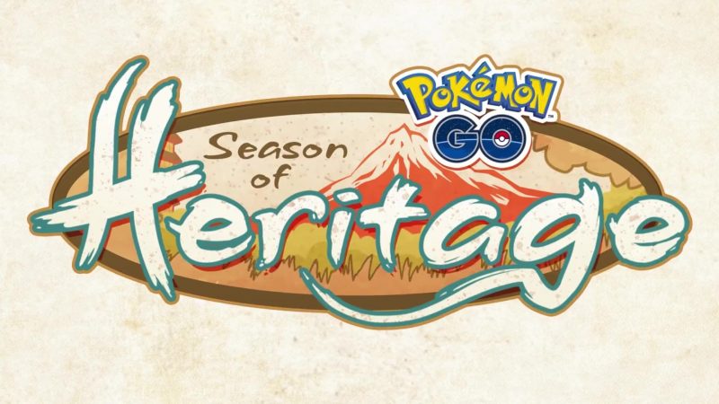 Pokémon Go nova temporada Season of Heritage