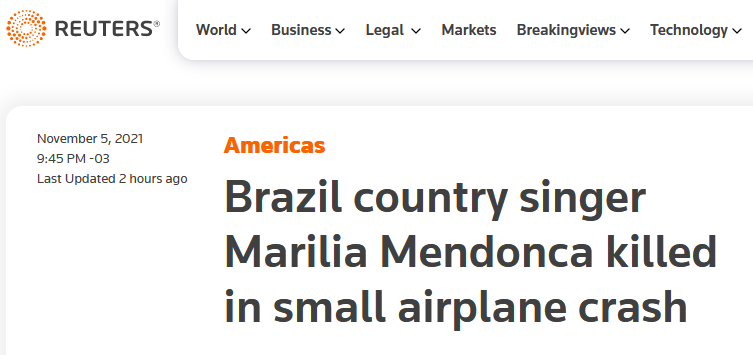 Reuters Marília Mendonça