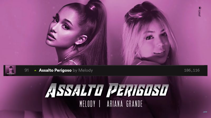Melody entra pela primeira vez no top 100 do Spotify após polêmicas