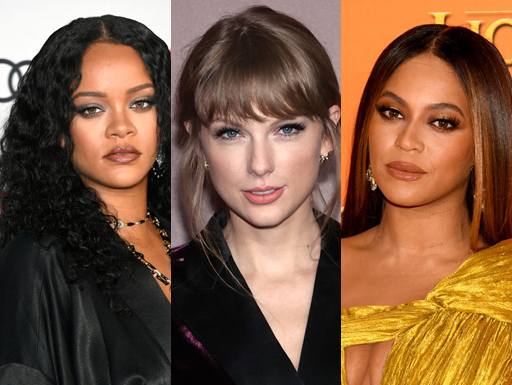 Rihanna, Taylor Swift e Beyoncé estão entre as mulheres mais poderosas do mundo