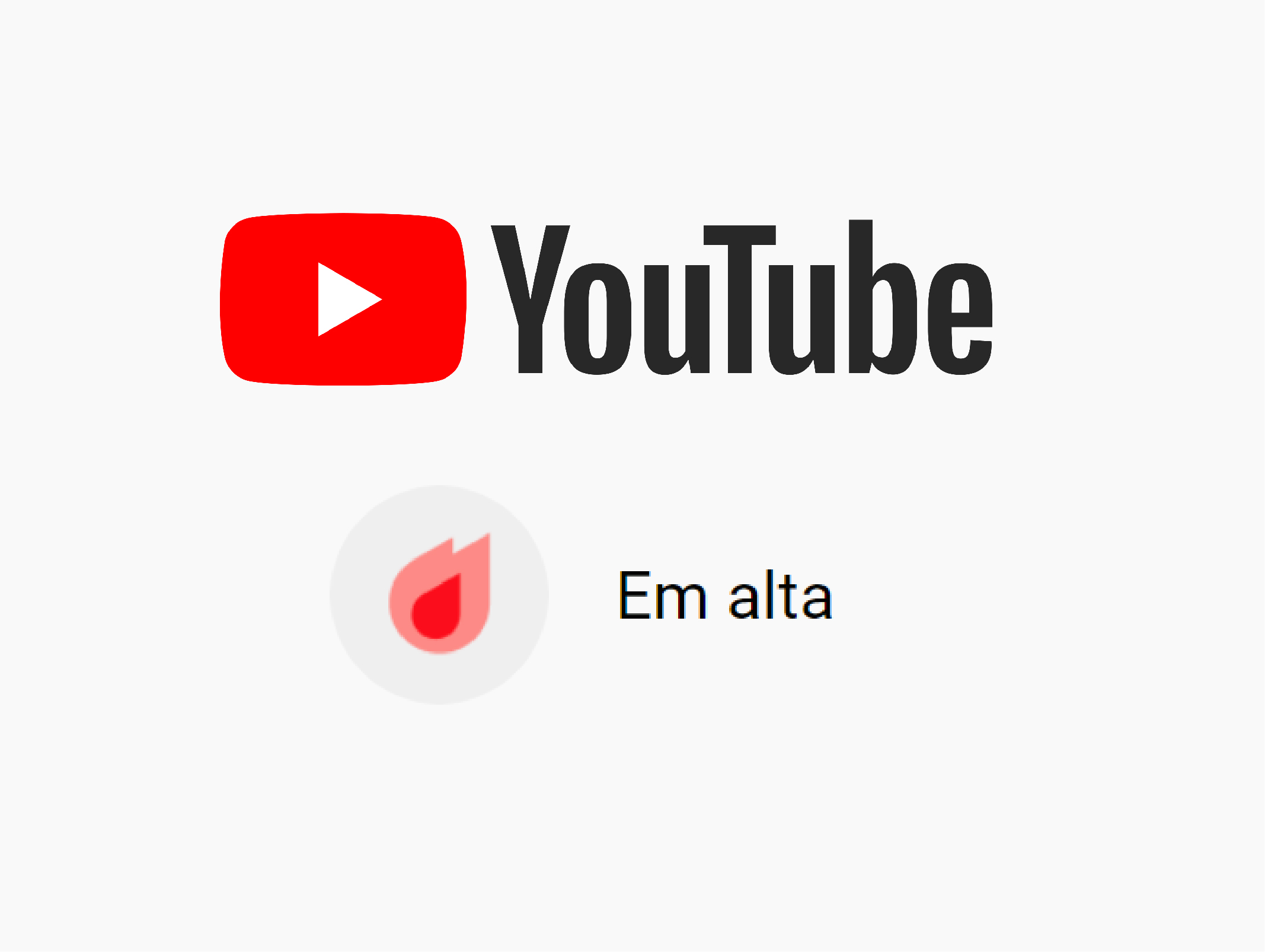 Como funciona a seção dos vídeos "Em Alta" do YouTube?