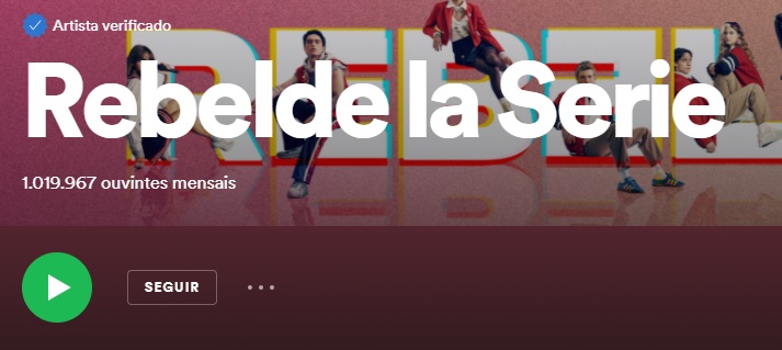 1 milhão de ouvintes: os números de "Rebelde", a série, no Spotify