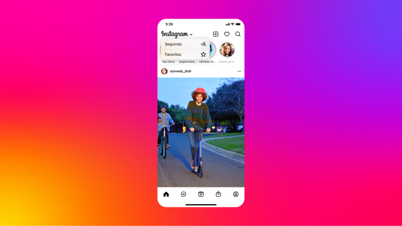 Instagram apresenta novas opções de visualizações no Feed, incluindo ordem cronológica