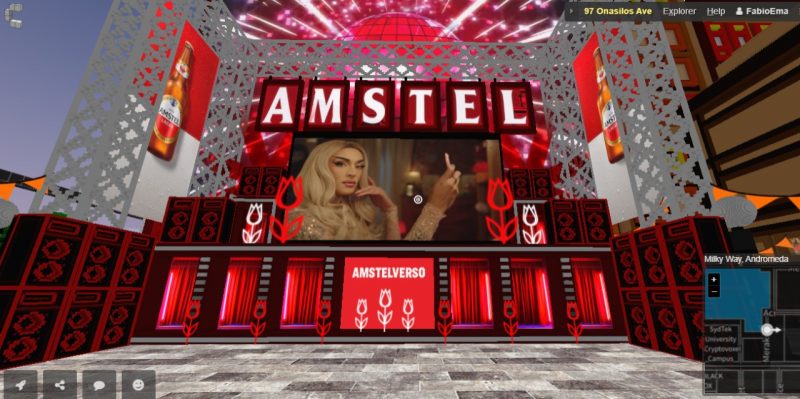 Pabllo Vittar faz pocket show da turnê mundial exclusivo no metaverso da Amstel