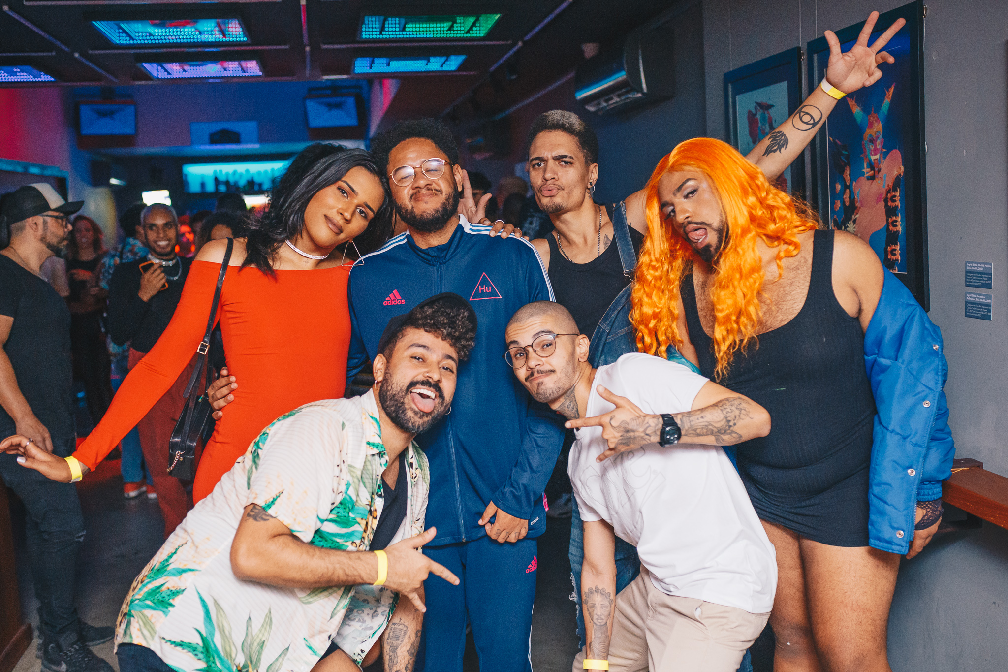 Quebrada Queer e Emicida no Galeria Café São Paulo