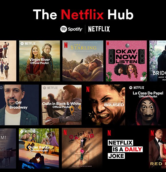 Spotify Brasil estreia 'Netflix Hub' com playlists e trilhas sonoras de séries e filmes