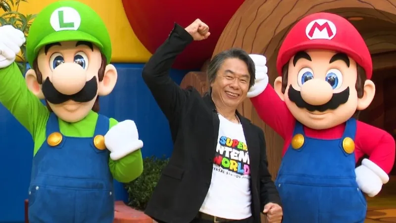 Shigeru Miyamoto Mario Nintendo