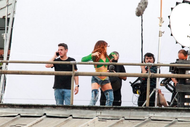 Fotos: Anitta grava clipe do remix de "Dançarina" na Lapa, Rio de Janeiro