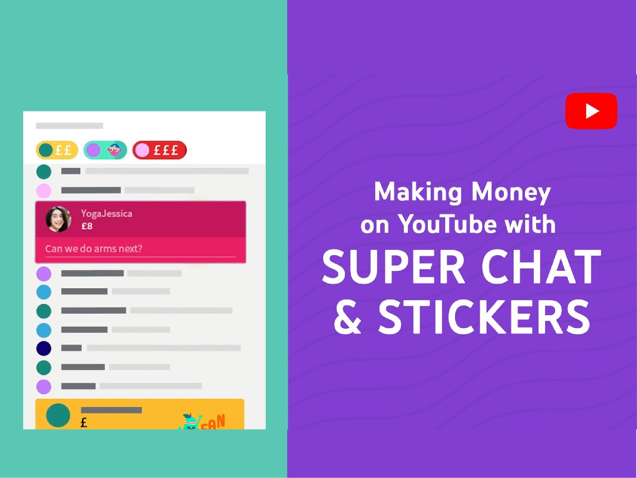 YouTube saiba como gerar receita com Super Chat e Super Stickers