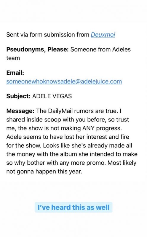 Adele Las Vegas Deuxmoi