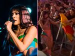 Anitta exibe bandeira da Espanha no RIR Lisboa e gera 'atrito' entre fãs