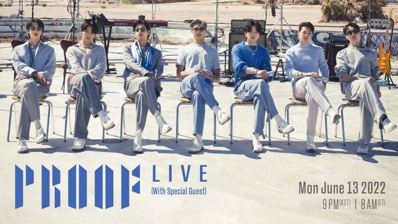 BTS divulga pôster oficial do especial ao vivo de "PROOF"