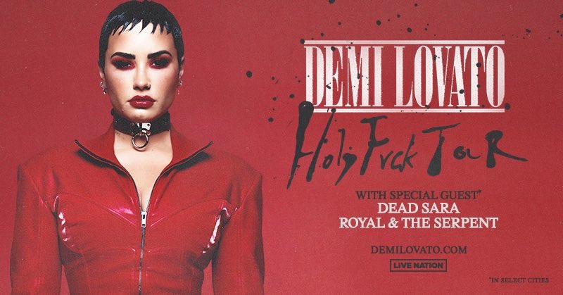 Demi LOvato HOLY FVCK TOUR