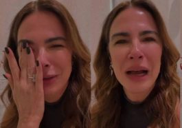 Luciana Gimenez chora nas redes após polêmica com herança do pai