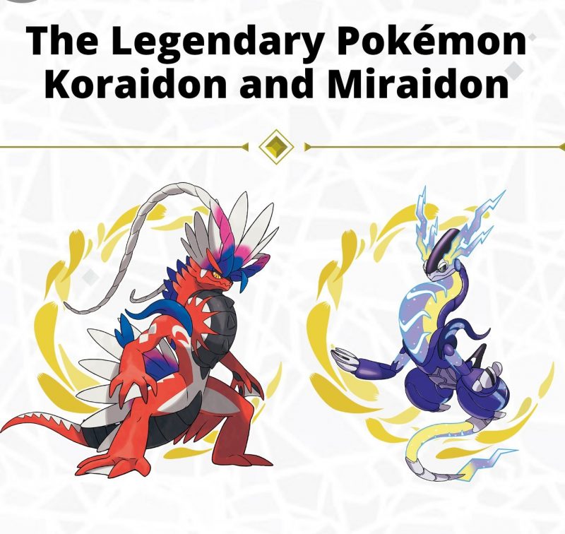 Pokémon Scarlet e Violet apresenta lendários montáveis em novo